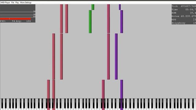 [Black MIDI] Ultralight MIDI Player - Apocalypse Ultimate 81.02 Million смотреть онлайн