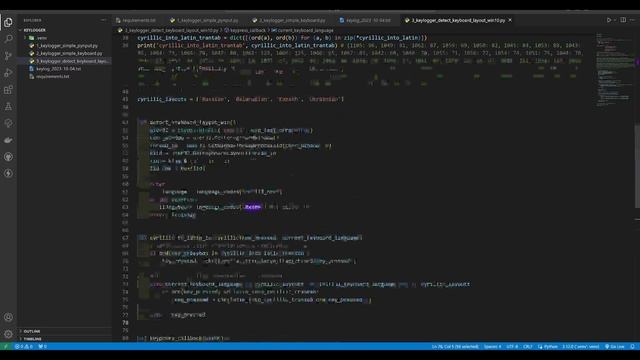 Пишем keylogger на Python + переключение раскладки на кириллицу с английской и обратно под Win10 смотреть онлайн