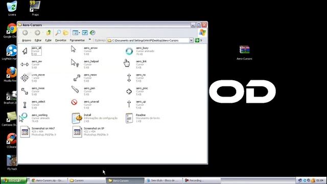 Cursores #1 Aero Cursors para Windows Xp смотреть онлайн