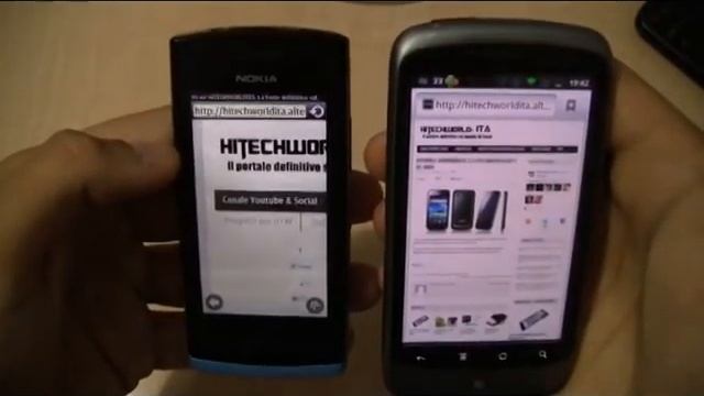 Symbian Anna vs Android Gingerbread da Hitechworldita.net смотреть онлайн