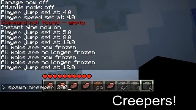 [Minecraft] Single Player Commands V.1.7.3
