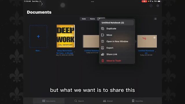 How to Share a Document in GoodNotes 5 EASY TUTORIAL смотреть онлайн