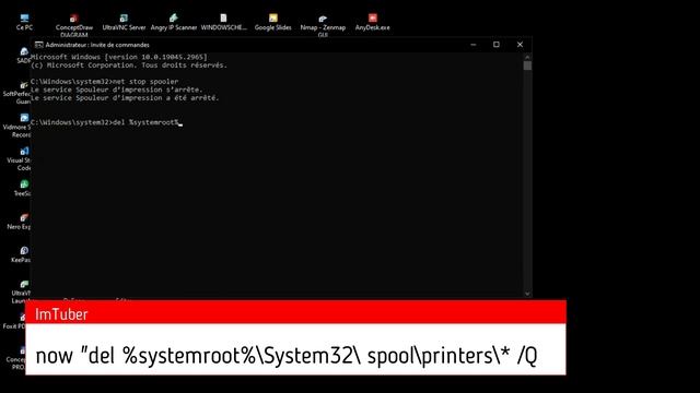 Spooler repairing with CMD, Windows 7.8.10.11 смотреть онлайн