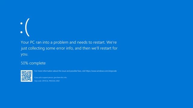 Windows 10 Blue Screen of Death - 1 Hour - 4K Resolution смотреть онлайн
