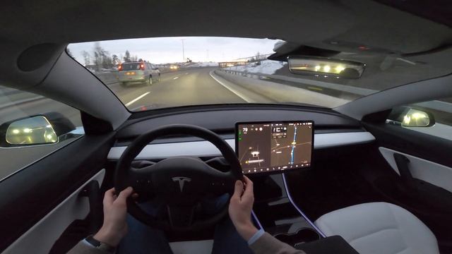 Tesla Model 3 Performance | POV Long Drive With Autosteer смотреть онлайн
