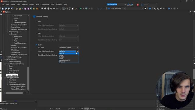 Delphi Programming Course (FMX): 4.3 - IDE Theme Manager (Delphi 10.2.2 and newer) смотреть онлайн