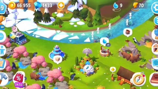 FARMVILLE 3: ANIMALS | iOS | Level 59 | New Area Unlocked: Bowling Greens | Gameplay смотреть онлайн