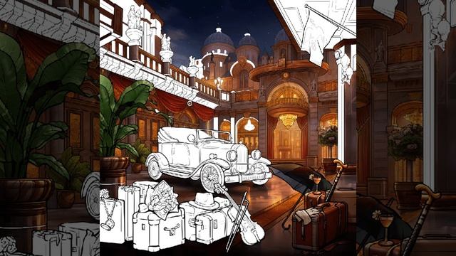 Feeling Vintage Zen Color Paint by Numbers app #cars #Rome #relaxing #car #piano #vacations смотреть онлайн