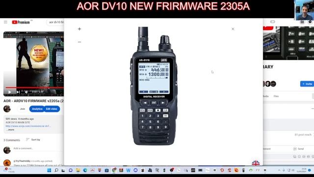 AOR DV10 FIRMWARE 2305A - 2024 смотреть онлайн