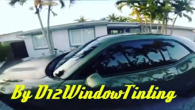 Dodge demon window tinting by D12WT смотреть онлайн