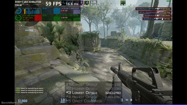 Counter-Strike 2 Benchmark - GTX 1060 6GB Mobile, i7-8650U @ 1.9Ghz (4.2Ghz) | Surface Book 2 15" смотреть онлайн