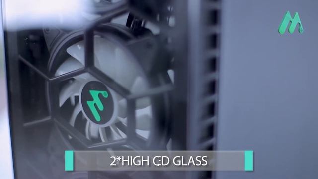 MUSETEX ATX Mid-Tower PC Gaming Case-6 RGB LED Dual Fans смотреть онлайн