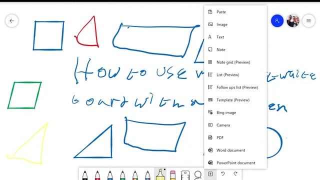 How to use Microsoft Whiteboard with active pen 2020 10 09 19 36 56 смотреть онлайн