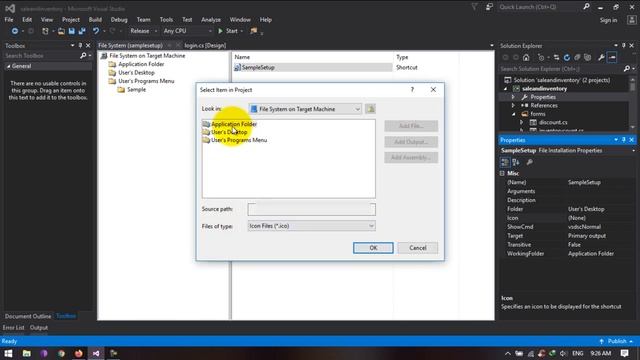 Create Installer File In Visual Studio 2015 смотреть онлайн