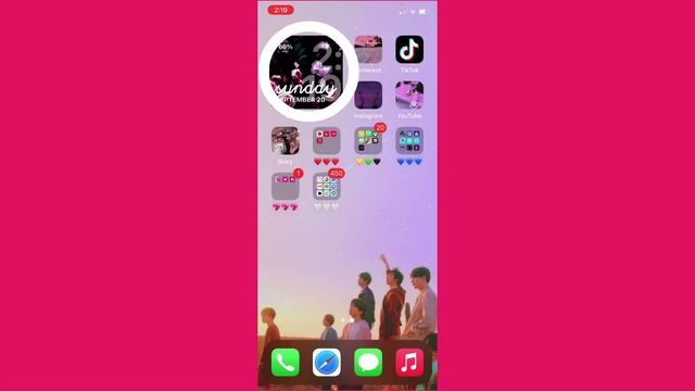 DIY AESTHETIC Homescreen| iOS 14 update version for iPhone смотреть онлайн