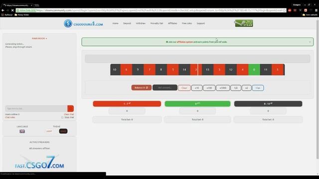 How to get free coins on csgodouble1.com code XCOINS смотреть онлайн