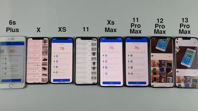 6s Plus vs X vs XS vs XS Max vs 11 vs 11 Pro max vs 12 Pro Max vs 13 Pro Max Antutu Benchmark Test😱 смотреть онлайн