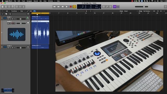 Yamaha Montage DAW Remote Control Setup in Logic Pro X смотреть онлайн