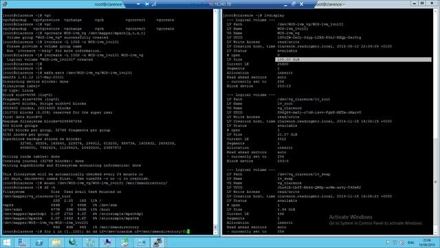 Linux LVM: Creating and extending logical resources смотреть онлайн