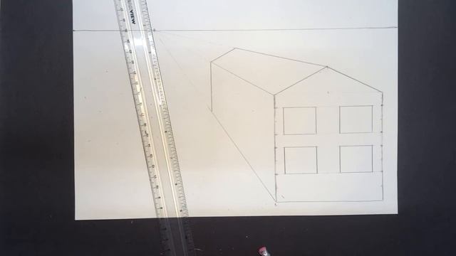 1 Point Perspective House with Landscape смотреть онлайн