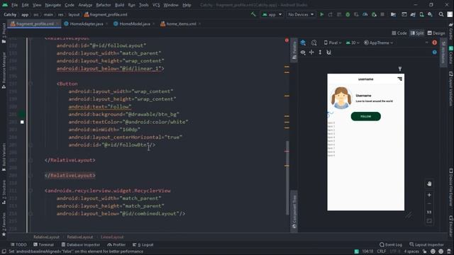 How to create Social Media App in Android Studio || Part 9 смотреть онлайн
