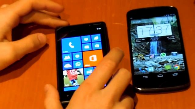 Nexus 4 vs Lumia 820 смотреть онлайн