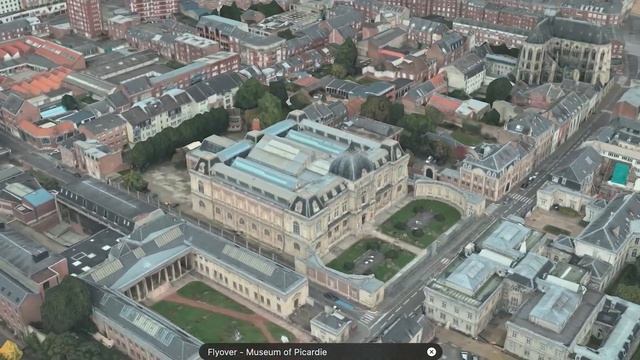 Flyover Amiens, France with Apple Maps - A Must See Tour! смотреть онлайн