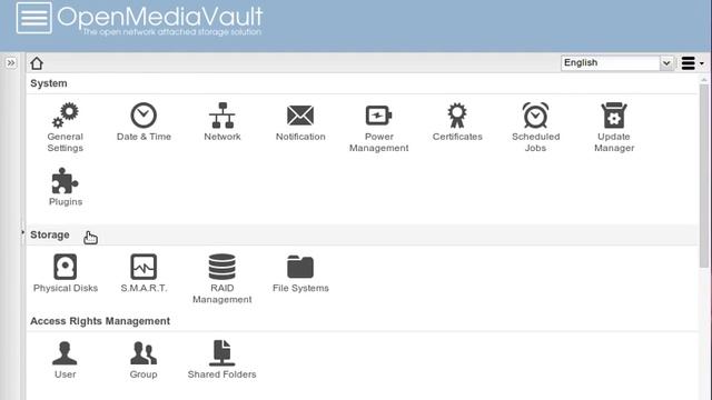 OpenMediaVault - New optimized WebGUI design смотреть онлайн