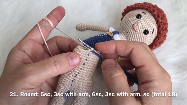 PART:1 Amigurumi Şimşir Bebek Yapımı ( Boy Doll Free Pattern) ENG SUBTITLES ON