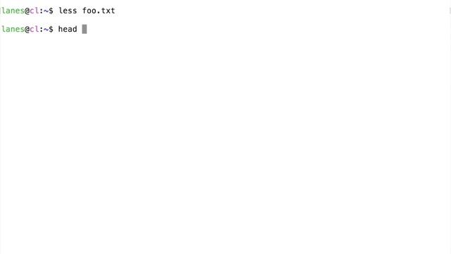 Command line basics: head and tail смотреть онлайн
