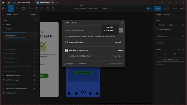 Figma Bangla Tutorial | How to a share Figma file | Class 10 | 2024 | Graphic Design Tutorial смотреть онлайн