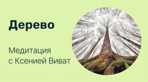 Медитация "Дерево"