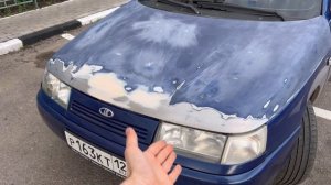 Покрасил 2110. Покраска авто своими руками!!!