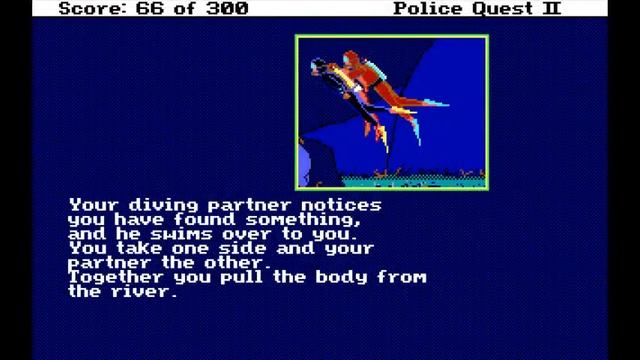 Police Quest 2 gameplay on Dosbox for Windows 10 смотреть онлайн
