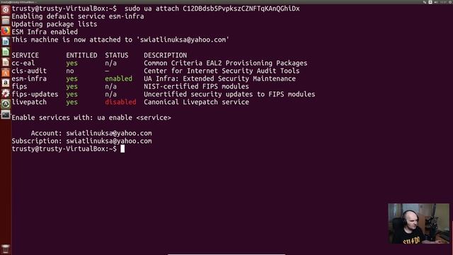 Rozszerzone wsparcie ESM bezpieczeństwa Linux Ubuntu Advantage 14.04 16.04 dla wszystkich bezpłatni смотреть онлайн