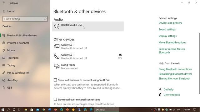 Windows 10 Settings app Devices Bluetooth and other devices May November 2004 смотреть онлайн
