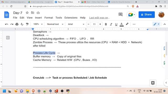 Day-7: Basic of Operating System concepts, Cronjob introduction in Centos 7 [ Explain in Hindi] смотреть онлайн