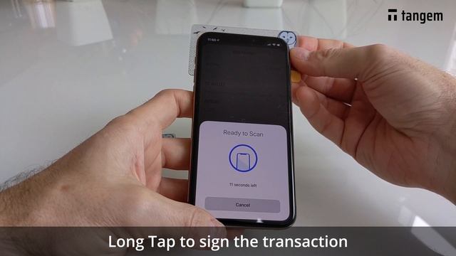Tangem Card Tutorial - Send BTC With IPhone