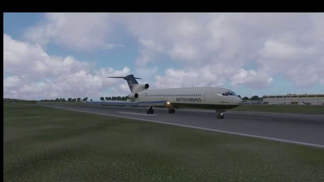 X-plane 11: Landing the 727-200 at Southampton смотреть онлайн