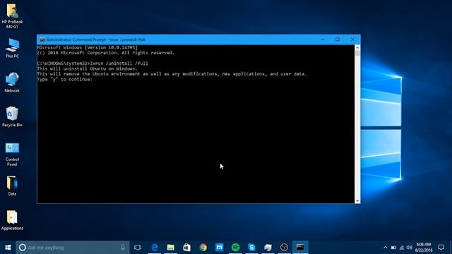 How to delete linux sub system from Windows смотреть онлайн