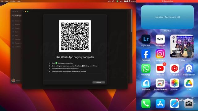 How to install whatsapp in macbook,imac, macmini , (macos) . connect android & iphone malayalam tip смотреть онлайн