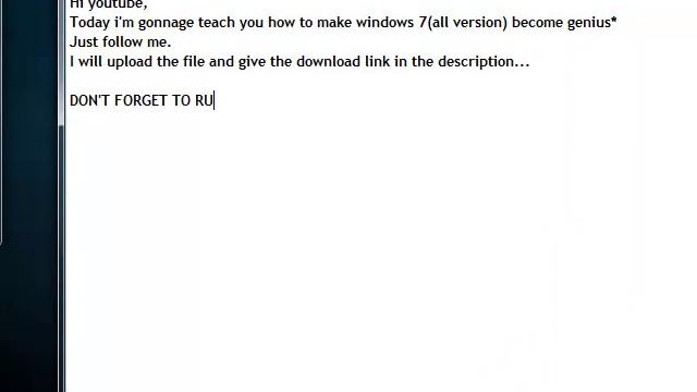 Make windows 7(All version) genius 99.9% working смотреть онлайн