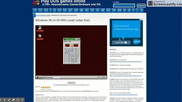 Playing Minesweeper On Windows 95 смотреть онлайн