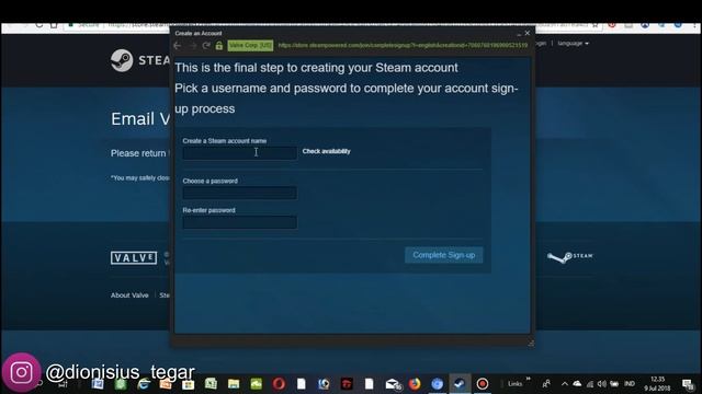 "TUTORIAL" buat akun STEAM смотреть онлайн
