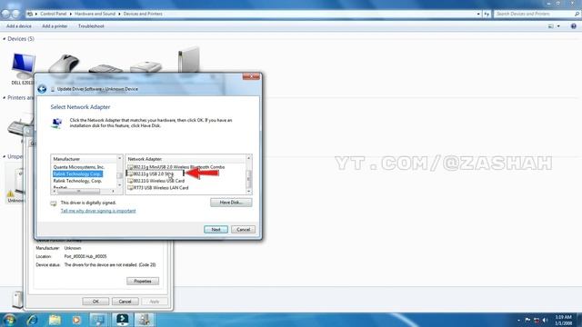 How to FIX Missing Network Adapter Problem in Windows 7/8.1/10 || Fixed wireless Adapter смотреть онлайн