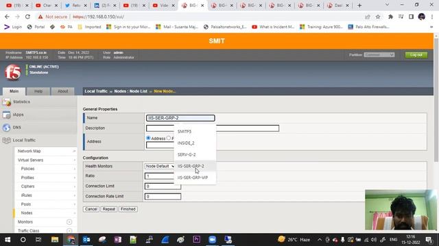 F5 VLAN Interface and Self IP Configuration смотреть онлайн