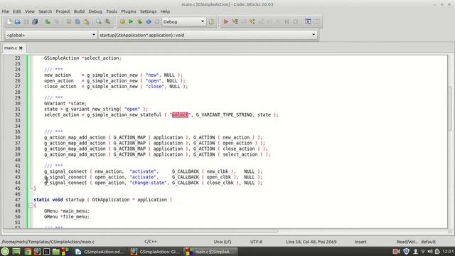 GTK GSimpleAction Part06 смотреть онлайн