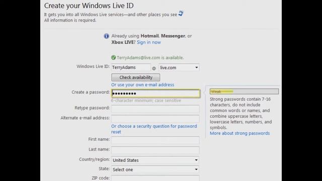 SigningupforaWindowsLiveIDDescription_FINAL.wmv смотреть онлайн