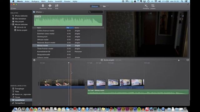 iMovie 10 - Ljudredigering смотреть онлайн