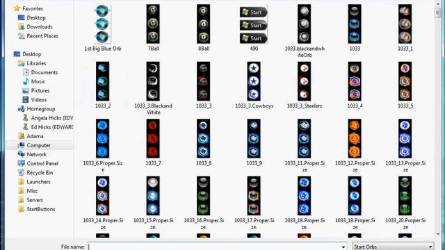 How to change start orb on win 7 смотреть онлайн